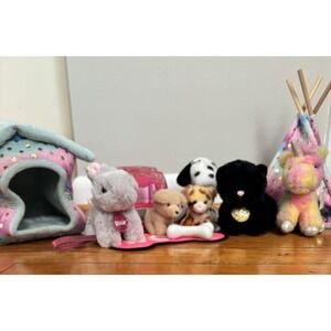 Justice‎ Pet Shop Puppy Dog, Cat, Unicorn, Bunny, Euc.